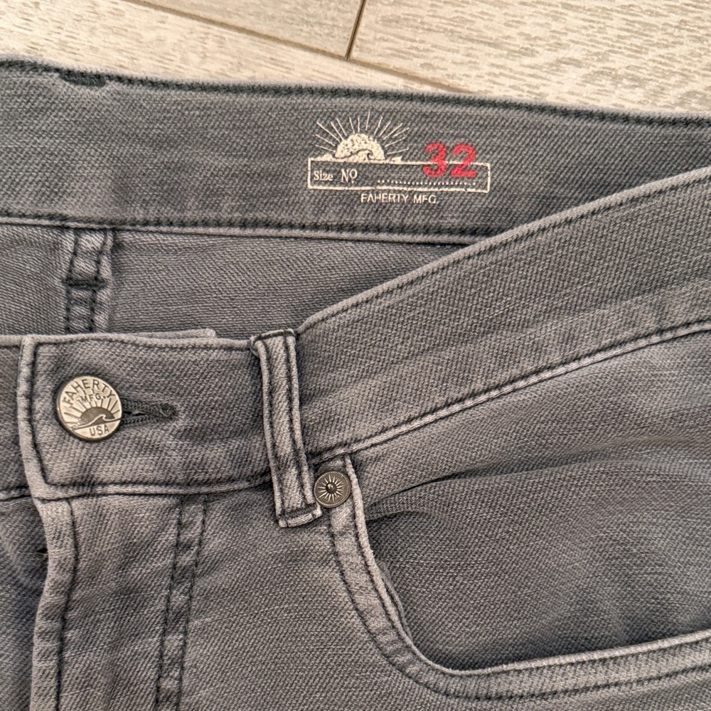 Faherty Gray Casual Pants